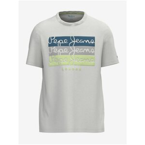 White Men's T-Shirt Pepe Jeans Abaden - Men