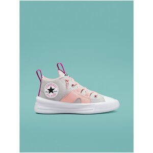 Pink-Grey Girls' Ankle Sneakers Converse Chuck Taylor All Star - Unisex