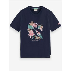 Dark Blue Men's T-Shirt Scotch & Soda - Men's