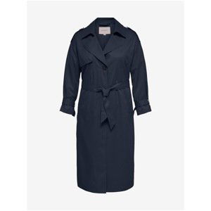 Dark Blue Trench coat ONLY CARMAKOMA Chloe - Women