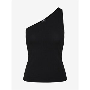 Black Asymmetrical T-Shirt Noisy May Kerry - Women