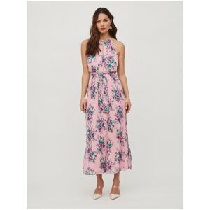 Pink Floral Maxi dress VILA Juliette - Women