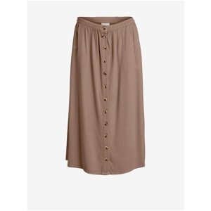 Brown skirt VILA Phine - Women