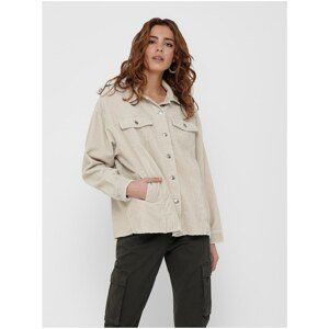 Beige Corduroy Jacket ONLY Bitten - Women