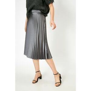 Koton Women's Gray Pleated Skirt