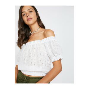 Koton Blouse - White - Regular fit