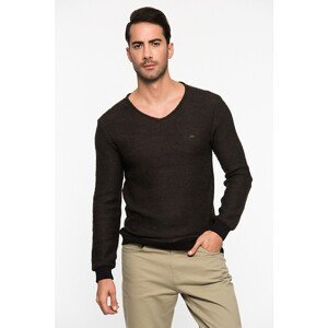 Koton Men's Camel Patterned Sweater