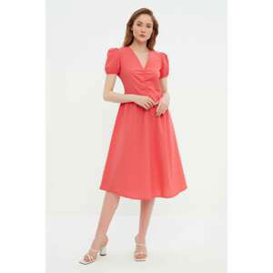 Trendyol Red Ruffle Detailed Dress