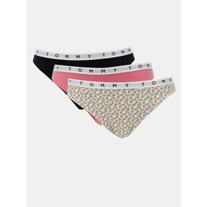 Tommy Hilfiger Colorful 3 Pack Panties Bikini Print with Rubber - Women