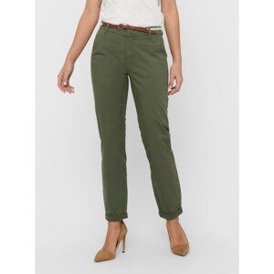 Green Trousers with Belt ONLY Biana - Women