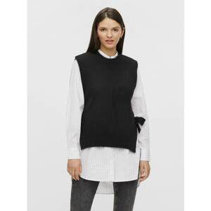 Black Sweater Vest Pieces Alice - Women