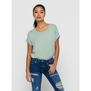 Light green basic T-shirt ONLY Moster - Women