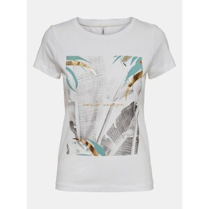 White T-shirt with PRINT ONLY Macs - Women