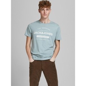 Light blue T-shirt with Print Jack & Jones Jeans - Men