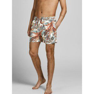 Cream Patterned Swimwear Jack & Jones Maui - Men