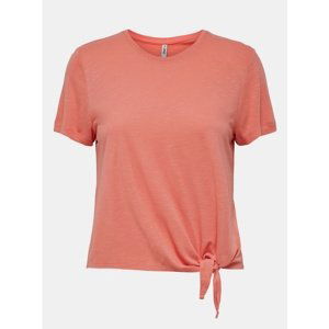Coral T-shirt with KNOT ONLY Signe - Women