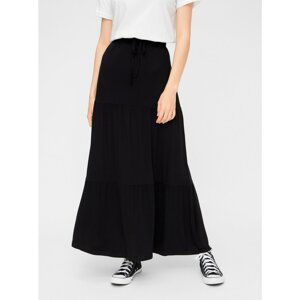 Black maxi skirt Pieces Neora - Women