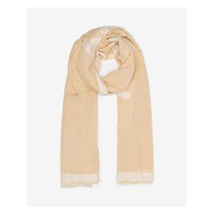 Beige Women's Scarf Tommy Hilfiger Signature - Women