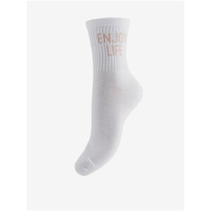 White Women's Socks with Pieces Cally - Women