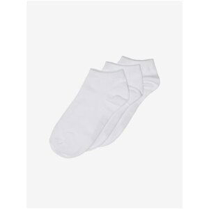 Set of three pairs of white men's ankle socks ONLY & SONS Fin - Men's