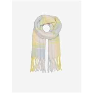 Blue-yellow plaid scarf ONLY Sunny - Women