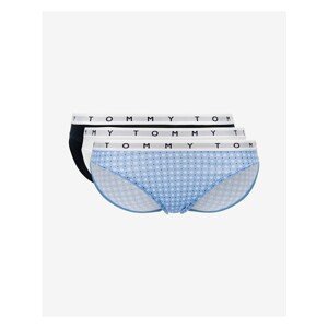 Set of three pieces of panties in black, white and blue Tommy Hilfiger - Women