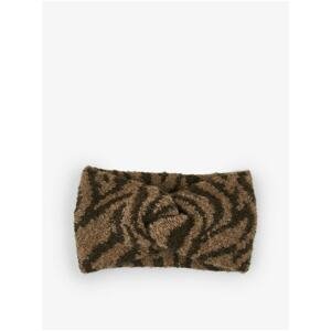 Brown Patterned Headband Pieces Pyron - Women