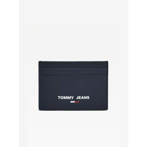 Dark Blue Leather Men's Leather Card Case Tommy Hilfiger - Men