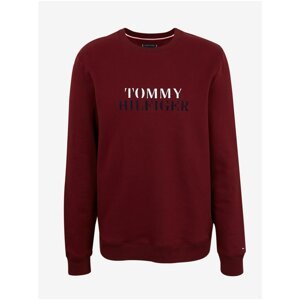 Burgundy Men's Sweatshirt Tommy Hilfiger - Men