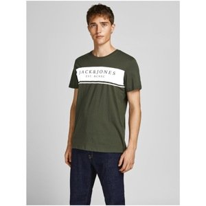 Khaki T-Shirt Jack & Jones River - Men