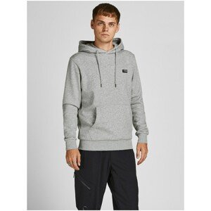 Light Grey Basic Hoodie Jack & Jones King - Men