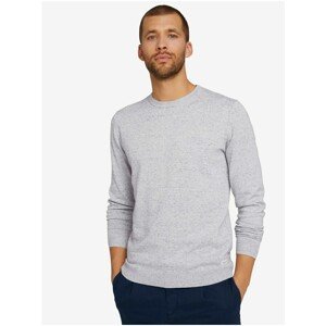 Light Grey Men's Sweater Tom Tailor Modern Basic - Men's