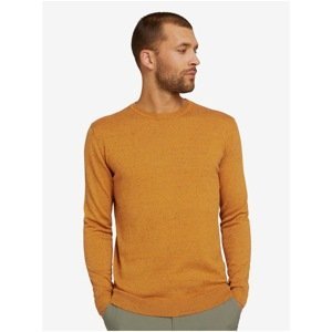 Orange Men's Sweater Tom Tailor Modern Basic - Men's