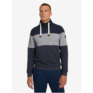 Grey Men's Striped Hoodie Tom Tailor Snood - Men