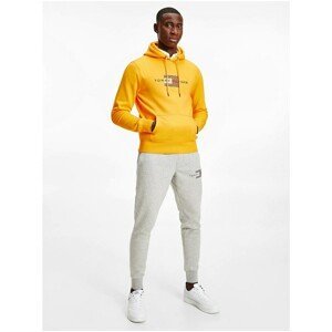 Yellow Men's Patterned Hoodie Tommy Hilfiger - Mens