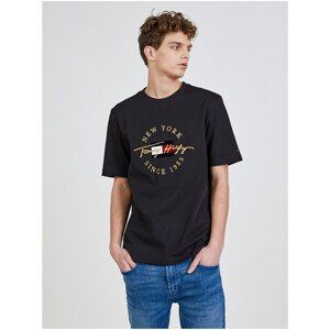 Black Men's T-Shirt Tommy Hilfiger - Men's