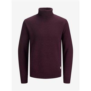 Wine Turtleneck Jack & Jones Clyde - Men