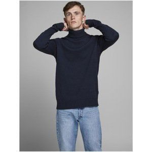 Jack & Jones Clyde Dark Blue Turtleneck - Men