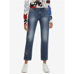 Blue Women Straight fit Jeans Desigual Sanford - Women