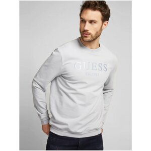 Light Grey Men's Sweatshirt Guess - Men's