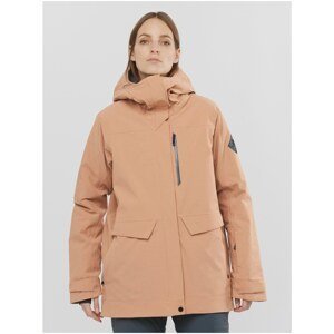 Light Orange Women's Winter Sports Jacket Salomon Stance - Women