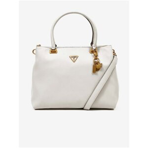 Cream Large Crossbody Handbag with Decorative Details Guess Destiny - Women