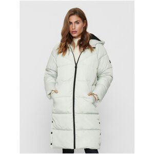 Light Grey Quilted Coat ONLY Amanda - Women