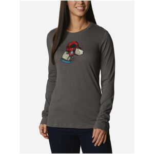 Dark grey Women's T-Shirt with Print Columbia Hidden Haven™ LS Tee - Women