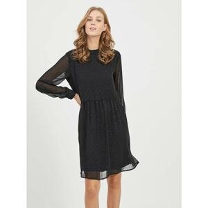Black patterned loose dress VILA-Darcey - Women