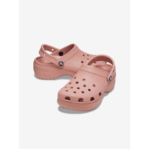 Crocs Powder Shoes Classic Platform Clog W Pale Blush - Women