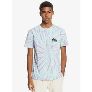 Blue-violet Men's T-Shirt Quiksilver SLOW LIGHT BLUE TINT - Men