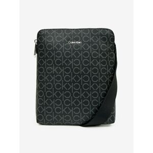 Black Men's Patterned Crossbody Bag Calvin Klein - Men's