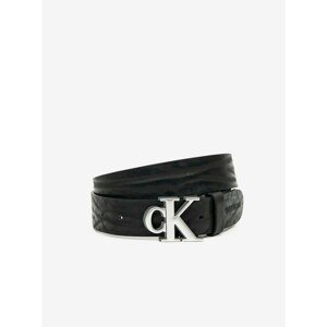 Black Men's Leather Belt Calvin Klein - Men's