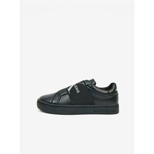 Black Women's Leather Sneakers Calvin Klein - Women